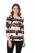 Stripe Top - Mocha image