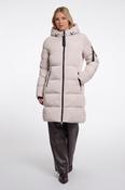 Long Padded Coat - Stone image