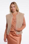 Faux Fur Waistcoat - Oat image