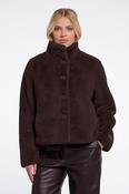 Faux Fur Jacket - Coffee Roast image