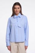 Pussybow Blouse - Light Blue image
