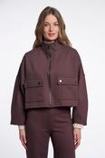 Jacket with Zip Closure - Peated image