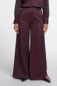 Satin Wide Leg Pant - Fudge Cloak image
