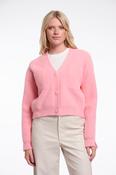 Short V Neck Cardigan - Cotton Candy
