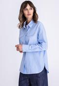 Stripe Shirt - Blue and White image