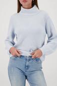 High Neck Sweater - Ice Blue