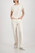 Jeans with Side Stripe - Champagne Beige image