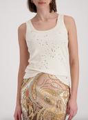 Rhinestone Vest - Marble