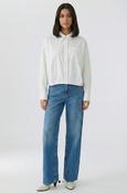 Blouse with Elastic Waist - Optic White image