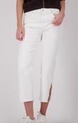 Pant with Decorative Hem - Off White image