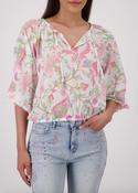 Floral Blouse - Champagne Beige Pattern image