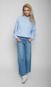 Stripe Blouse - Blue and White image