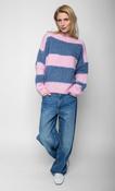 Stripe Sweater - Pink and Grey image
