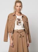 Suedette Jacket - Brown Sugar image