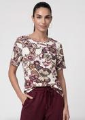 Floral T-shirt - Antique White Pattern image