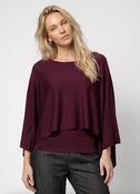 Lurex Top - Dark Bordeaux image