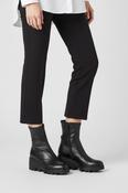 Wedge Ankle Boot - Black image