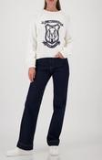 Knitter Seater with Emblem - Off White image