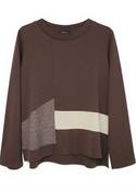 Applique Top - Brown image