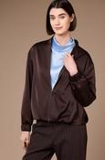 Satin Jacket - Brown image