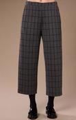 Grid Print Pant - Grey image