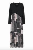 Tulle Skirt Dress - Black image