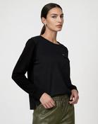 Jersey Blouse - Black image