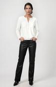 Blouse with Drawstring - Off White image