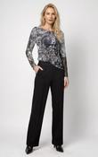 Basic Wide Leg Pant - Black image