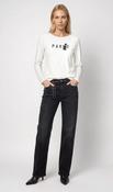 Paris Long Sleeve Top - Off White image