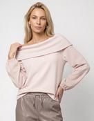 Off Shoulder Sweater - Rosewater image