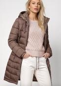 Padded Coat - Taupe image