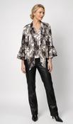 Paisley Print Blouse - Black Pattern image