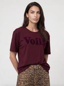 Voila T-shirt - Dark Bordeaux image