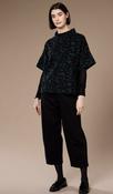 Animal Jacquard Knit - Amorone and Black