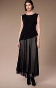 Two Tier Dress - Black