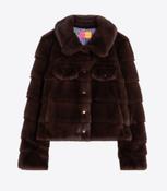 Faux Fur Jacket - Brown image