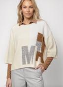 3/4 Sleeve Sweater - Antique White image