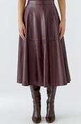 Leather Look Skirt - Bramble Berry image