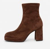 Platform Ankle Boot - Brown image