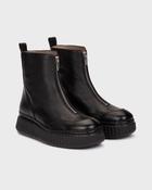 Centre Zip Ankle Boot - Black image