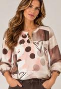 Spot Print Blouse - Rosé image