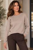 Stud Detail Sweater - Taupe image