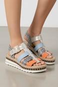 Multicolour Strap Sandal - Multicolour image