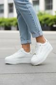 Platform Sole Trainer - White