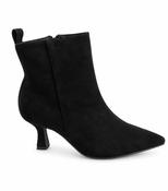 Point Toe Boot with Heel - Black image