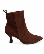 Point Toe Boot with Heel - Brown image