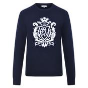 Logo Crest Sweater - Navy image