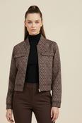Pattern Jacket - CHOCOLATE image