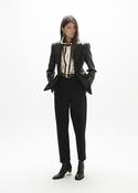 PU Panel Blazer - Black image